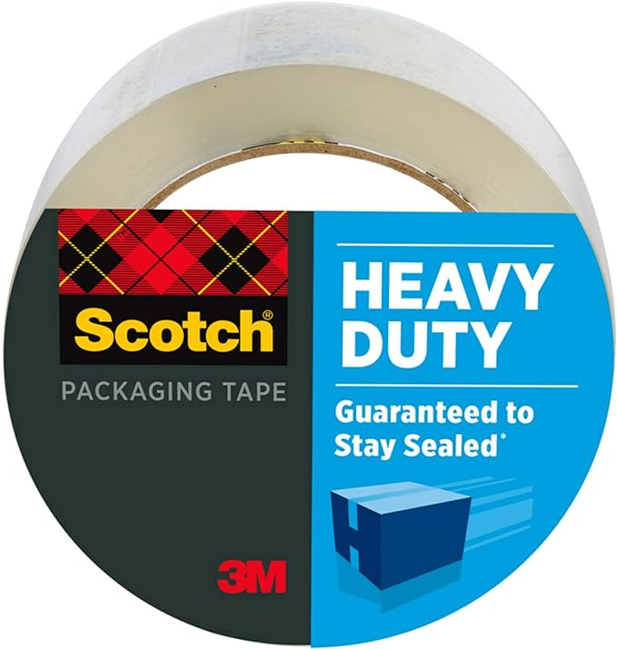 Scotch Heavy Duty Shipping Packing Tape Clear Shipping And Packaging