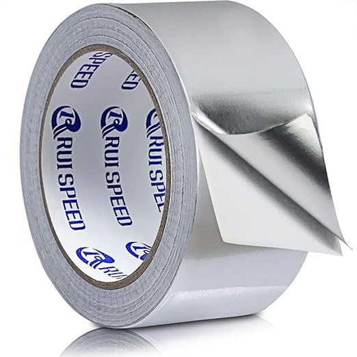 1 R RUI SPEED Aluminum Foil Tape, Metal Duct Tape, 2 in x 66 FT (4 mil ...